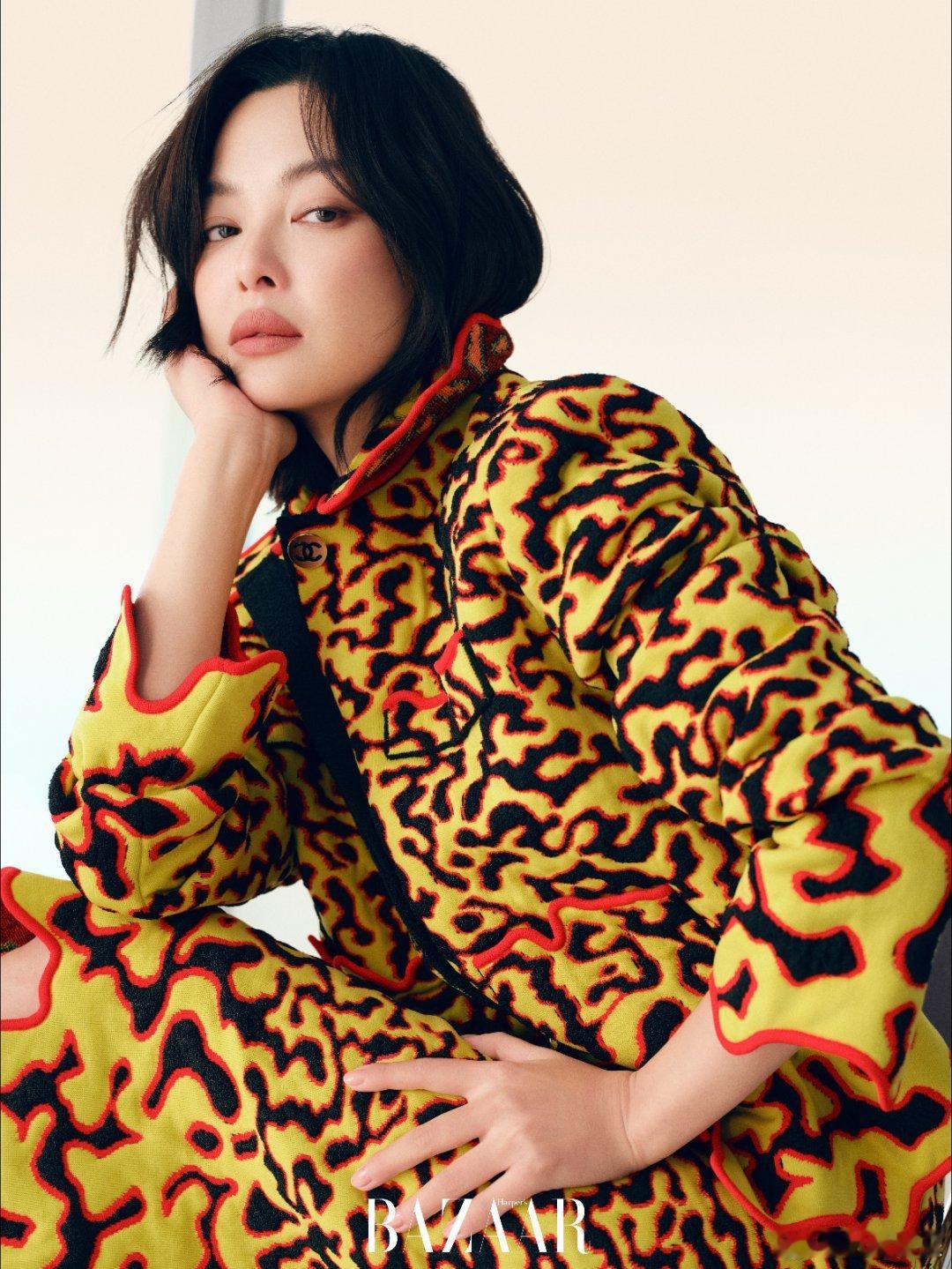 辛芷蕾豹纹适配度辛芷蕾好适合穿豹纹辛芷蕾就是超级适合穿豹纹啊，美的嘞