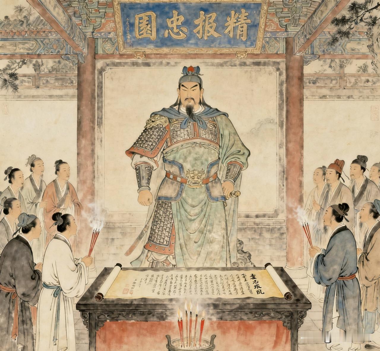 绍兴七年三月十一，临安城刚下完一场杏花雨。岳飞把折子递进宫时，赵构正倚栏喂鱼，一