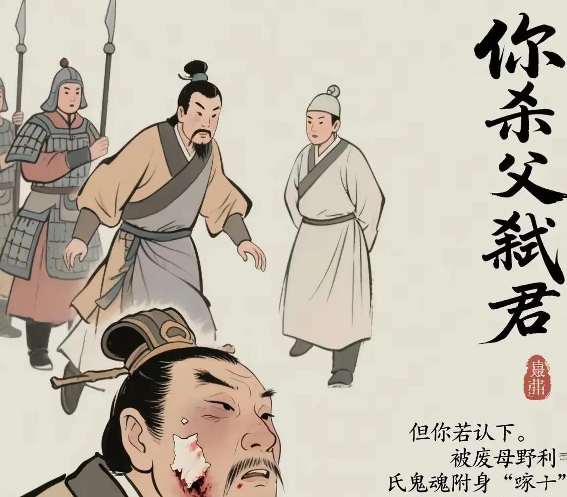 1048年正月，西夏太子宁令哥行至父皇李元昊的寝宫。宁令哥盛怒之下，猛地抽出宝刀