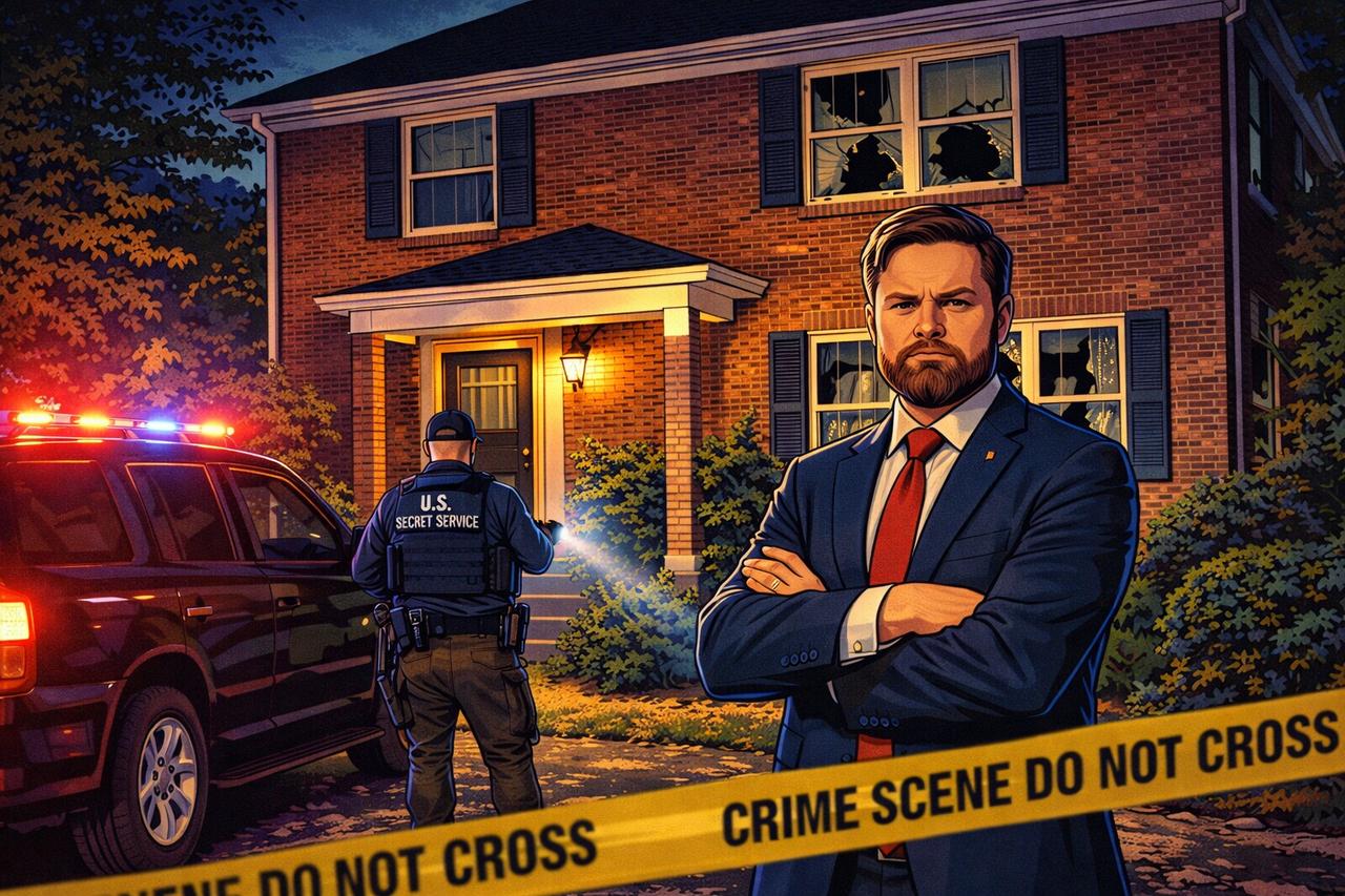 万斯没事，美国人虚惊一场。美媒称1月5日凌晨，有人试图闯入美国副总统万斯在俄亥