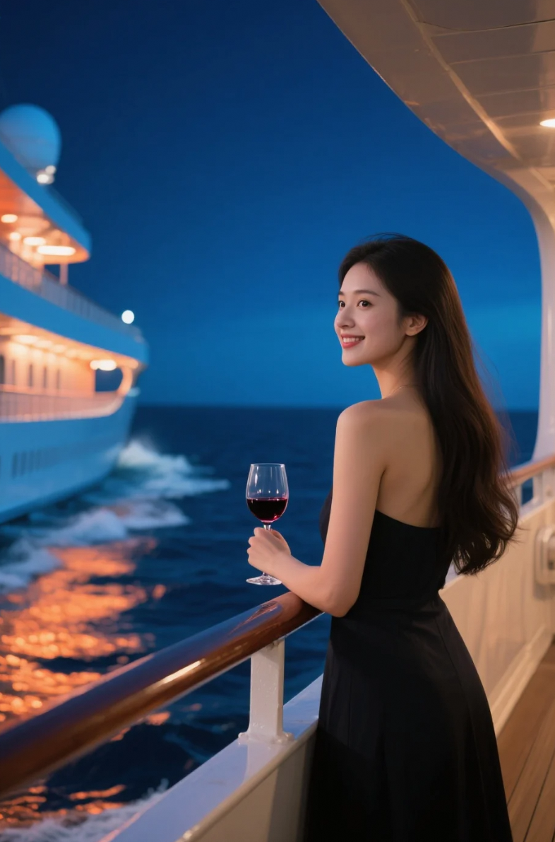 夜海明珠，她是那道最美的风景