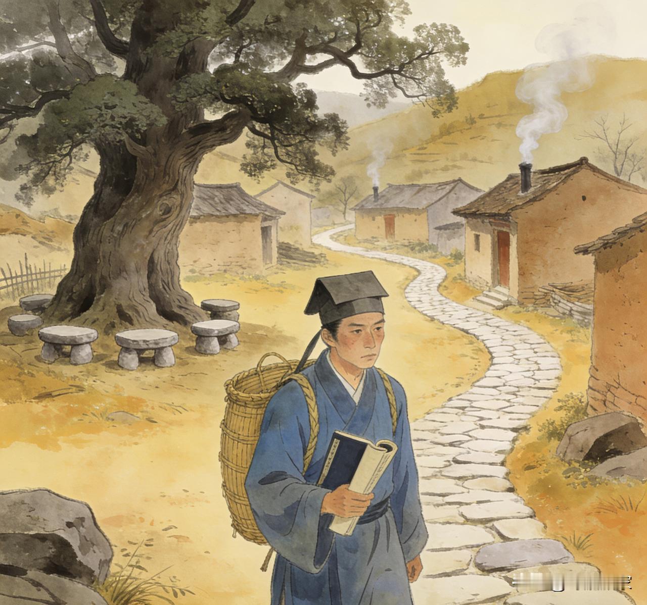 古时候，有一个名叫郭晋元的秀才，在赴京赶考途中路过一个小山村，借宿在一户农家。只