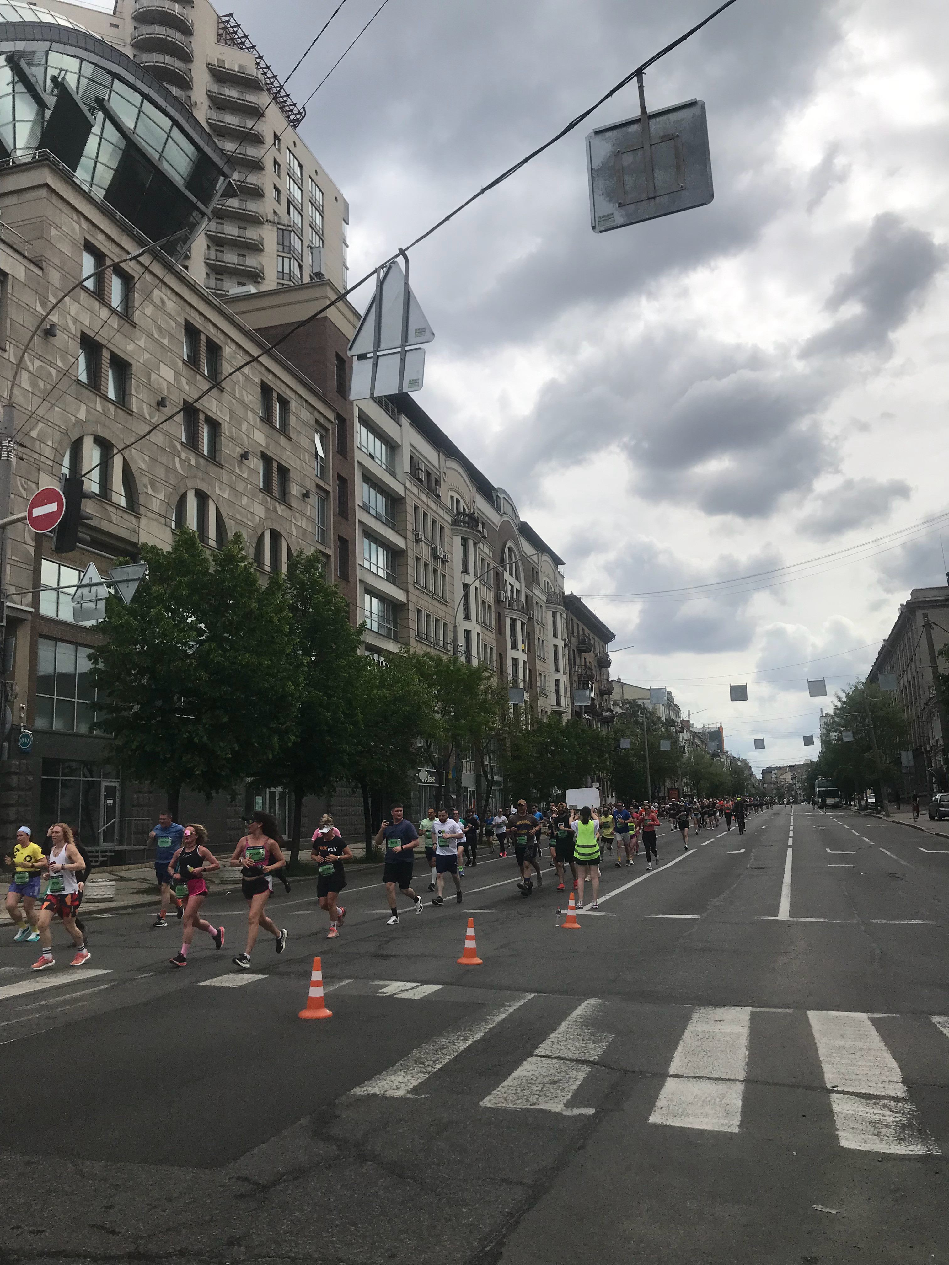 路遇基辅市民跑步乌克兰·基辅