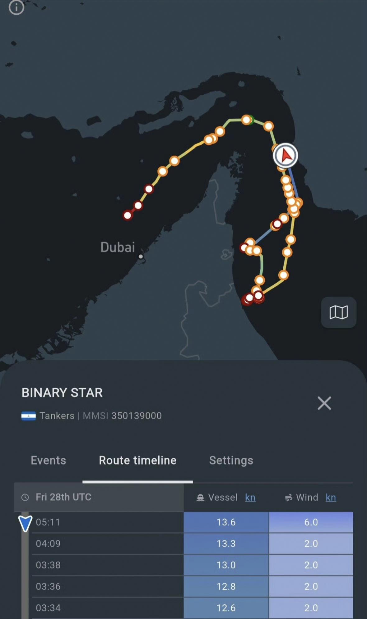 伊朗油轮在阿曼近海进行点对点交货。之前还有人说海湾国家的油轮都这么干，只是把伊朗