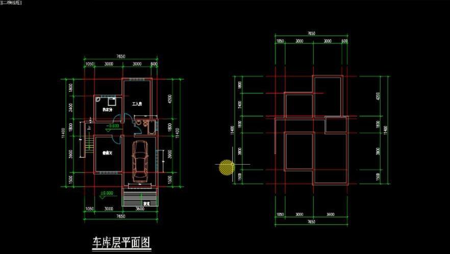 141 cad2010强电平面图