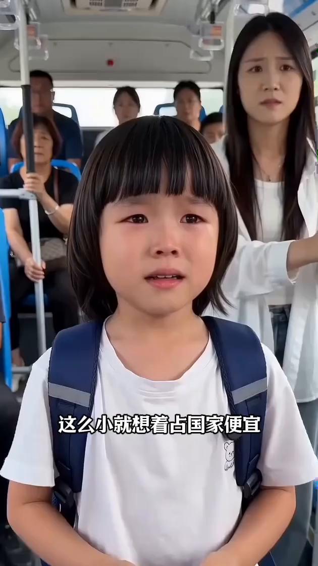 你自己注意安全，到了给妈妈打电话，优待卡。现在的小孩真是越来越没教养了，这么小就