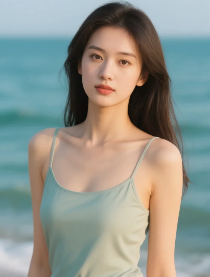 光影交错，捕捉她最美的轮廓线。