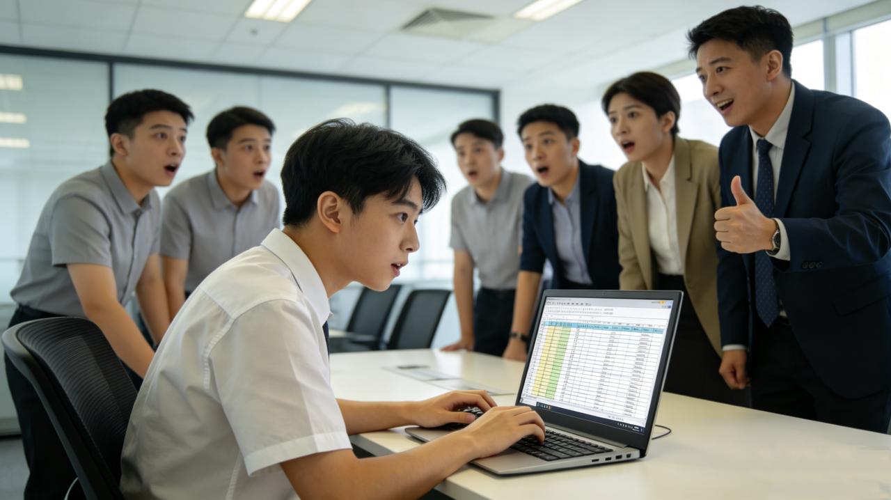 新来的实习生小周，入职第一天就展现出了惊人的效率。别人半天写不完的方案，他两小