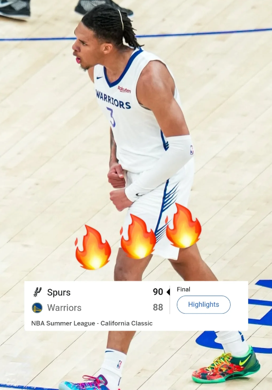 金州勇士二轮秀理查德夏季联赛首秀今日NBA夏季联赛，勇士88-90不敌马