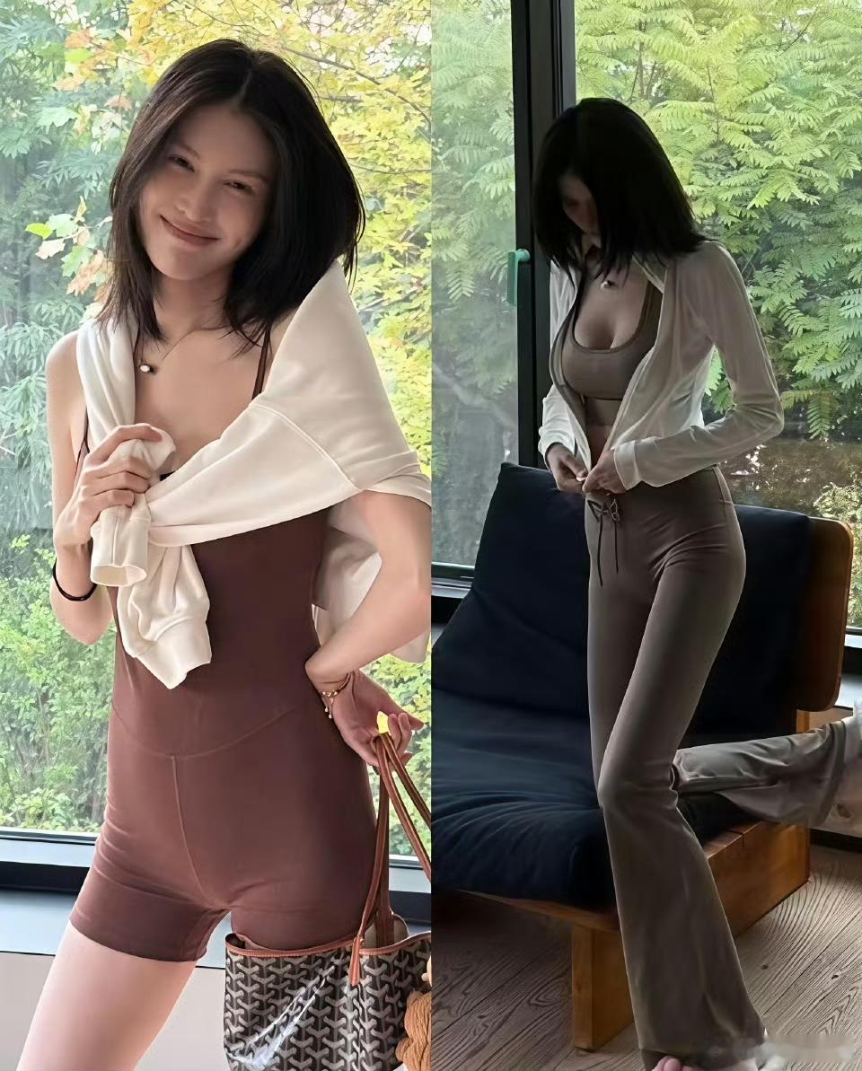 400天后首晒正脸！何穗抱娃露笑，马尾松散，锁骨贴贴，是仙女下凡还是凡人不敢认？