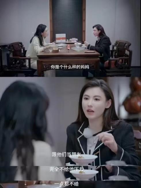 张柏芝养三个儿子，她说带孩子，各有各的带法，大儿子不爱社交，她就陪他玩吉