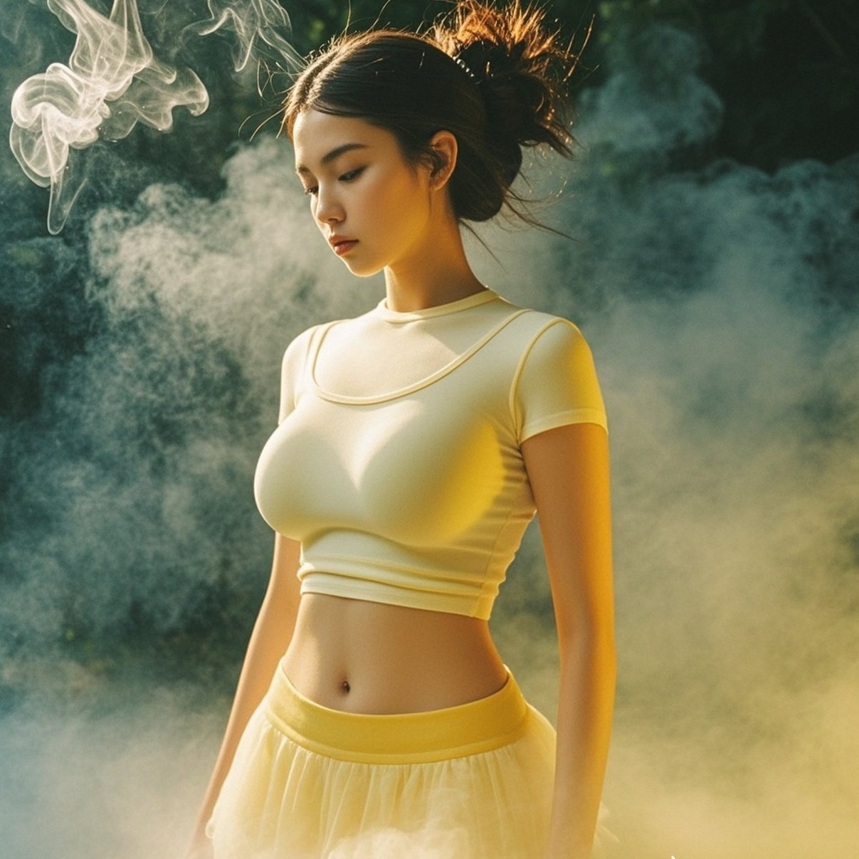 少妇如蜜透轻纱，烟雾缭绕醉韶华