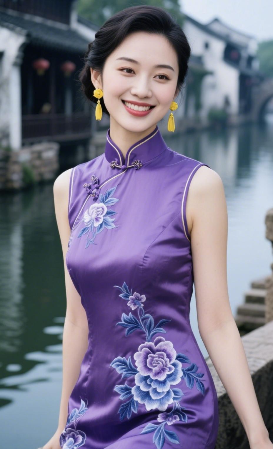 《旗袍，是女人的第二张脸》一针一线，缝进了东方的韵一寸一厘，裁出了身段的