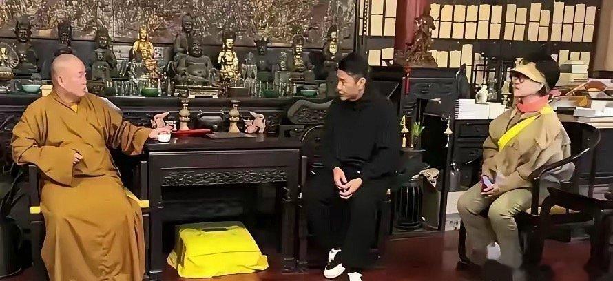 少林寺原方丈释永信最狂的时候，真是狂到没边了！于荣光夫妇拜访释永信的时候，两个人