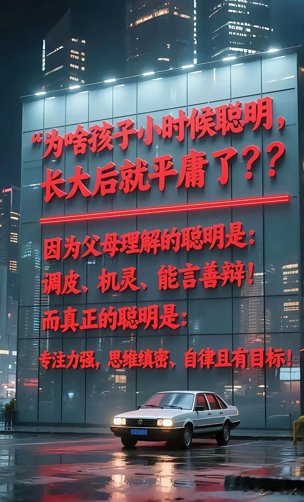 这句话非常深刻。大多数人对自己孩子的判断和认识其实多半扭曲或肤浅。孩子成长真正需