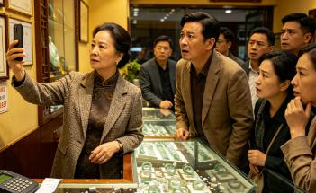 大妈旅游时不小心打碎一个玉镯，被店家要求赔66万。她咬牙刷卡走人，老板本以为碰上