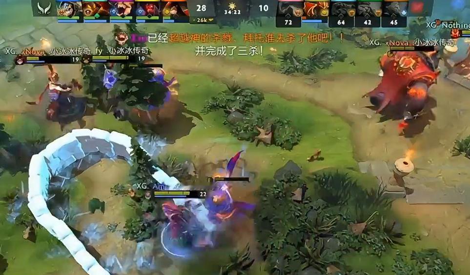 XGvsCloudRising第一局，XG优势路对线出了