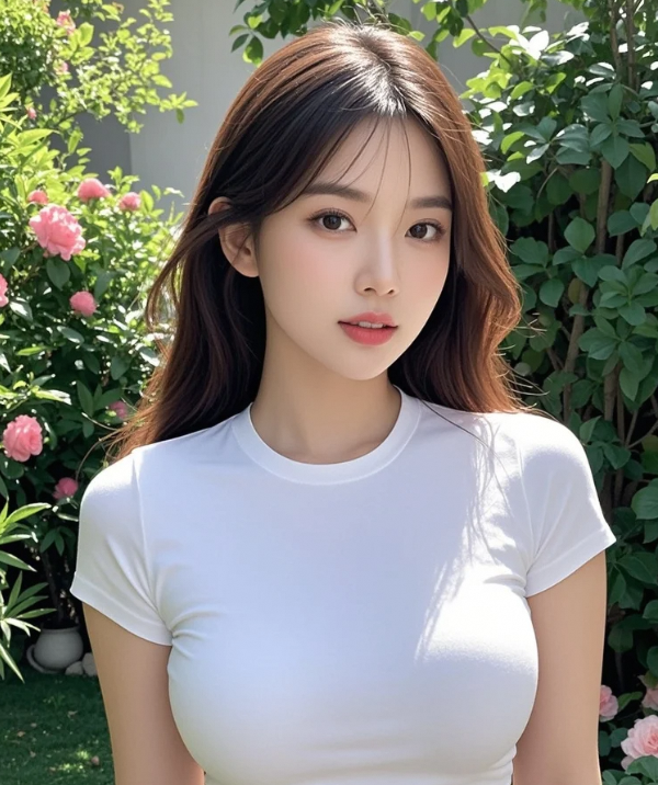 光影穿过花架，她的回眸惊艳了时光