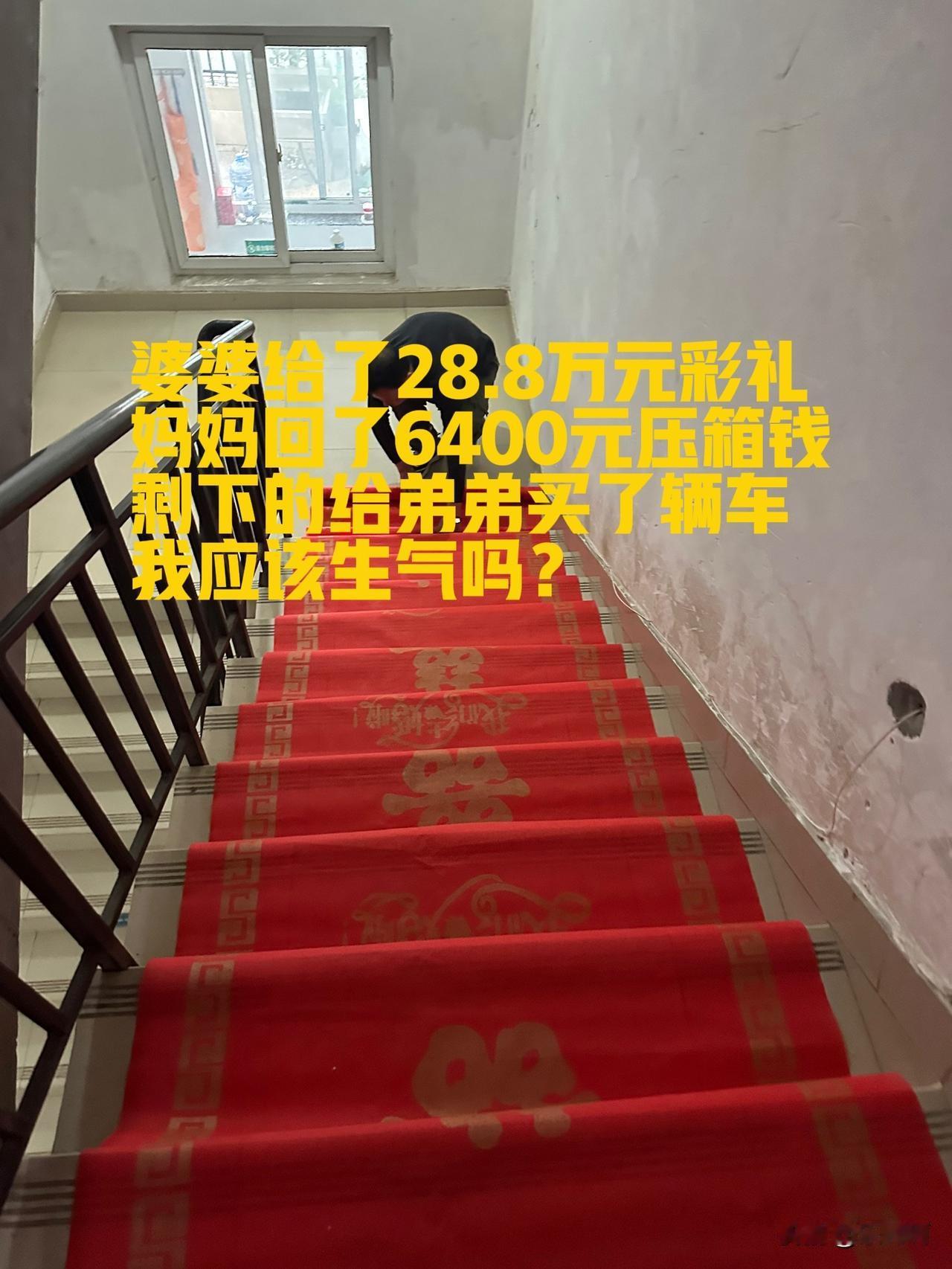 结婚时，婆婆给了我28.8万的彩礼，妈妈收到彩礼后，并没有把彩礼给我，而是帮弟弟