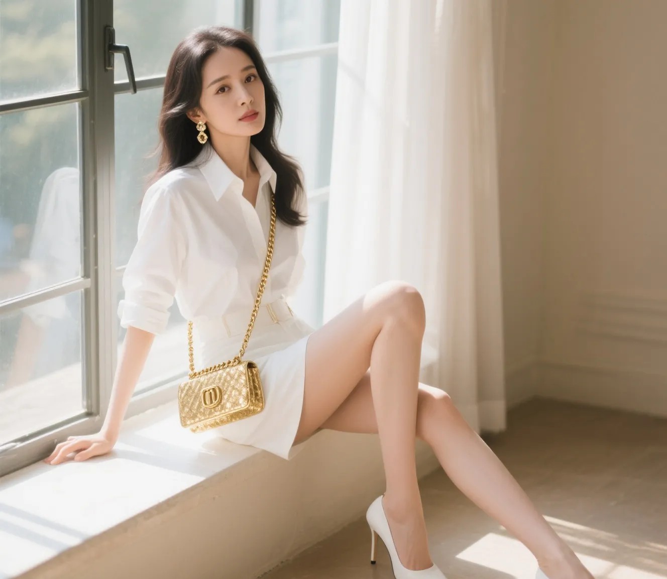 杨幂这样的女人，得找个能镇得住场子的才行。你看她在娱乐圈混得风生水起，拍戏拼命三