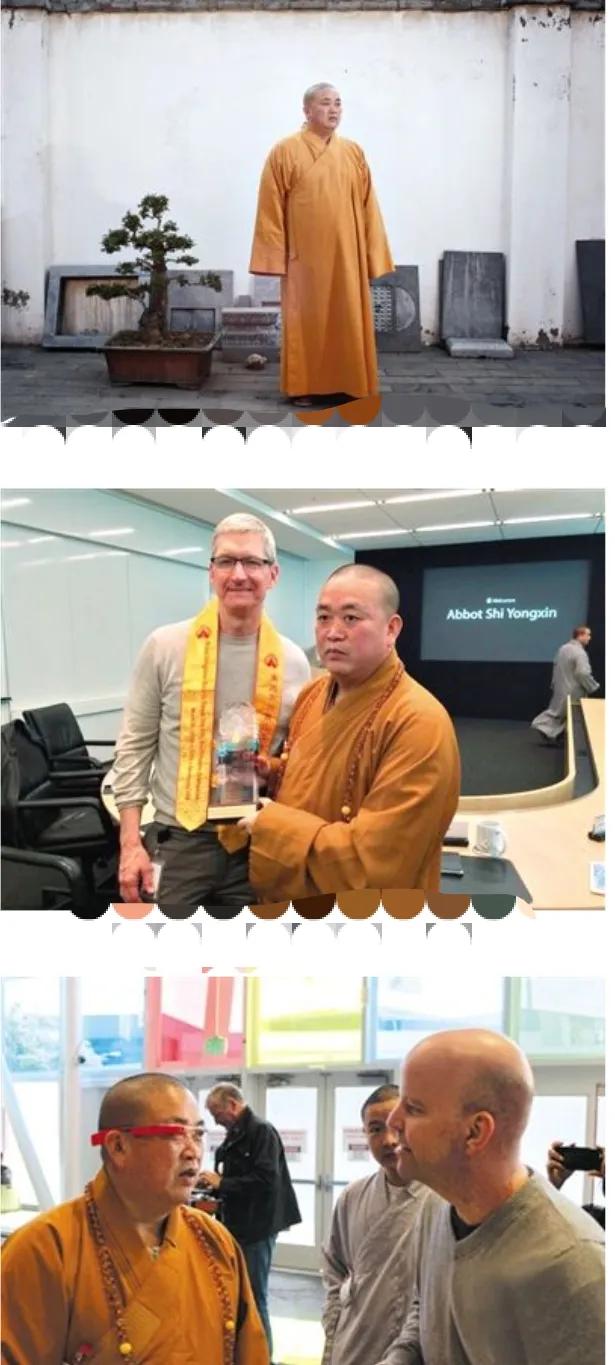 果然科学的尽头是玄学原来，早在2014年3月20日，释永信就去了谷歌和苹果，