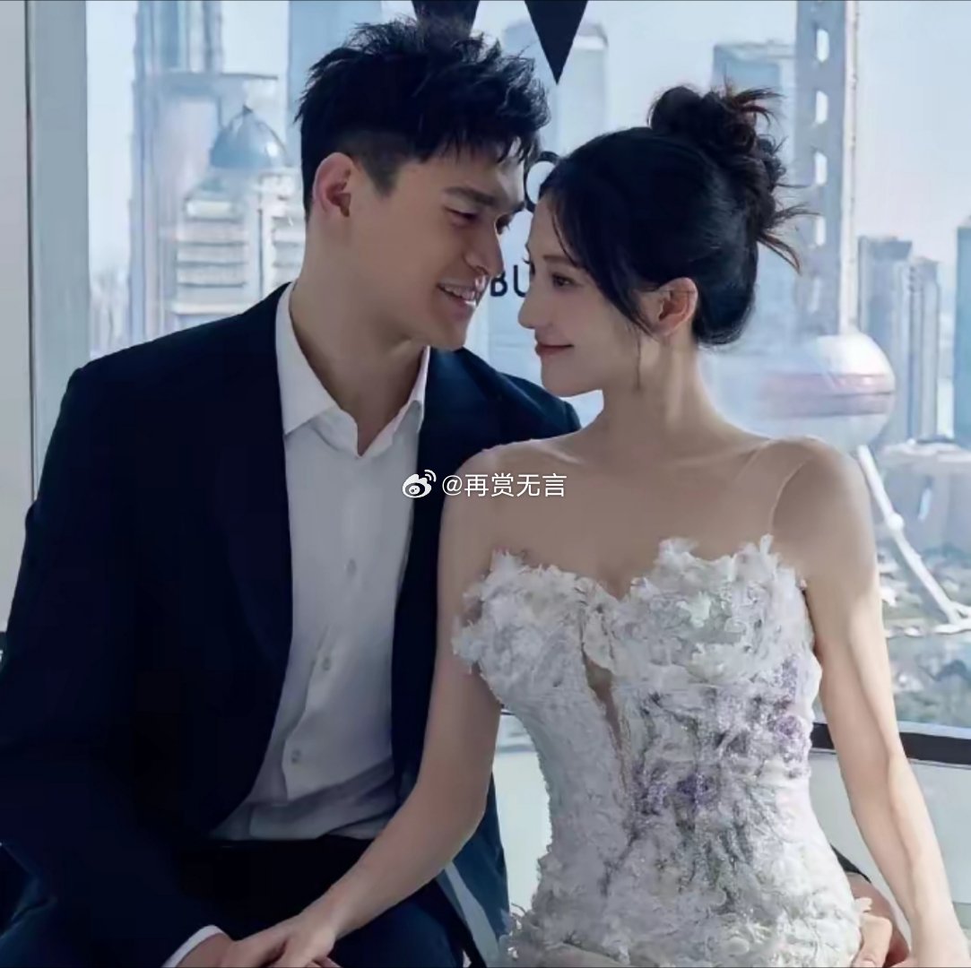 能够嫁给孙杨这么帅的老公，张豆豆还挺有福气的！