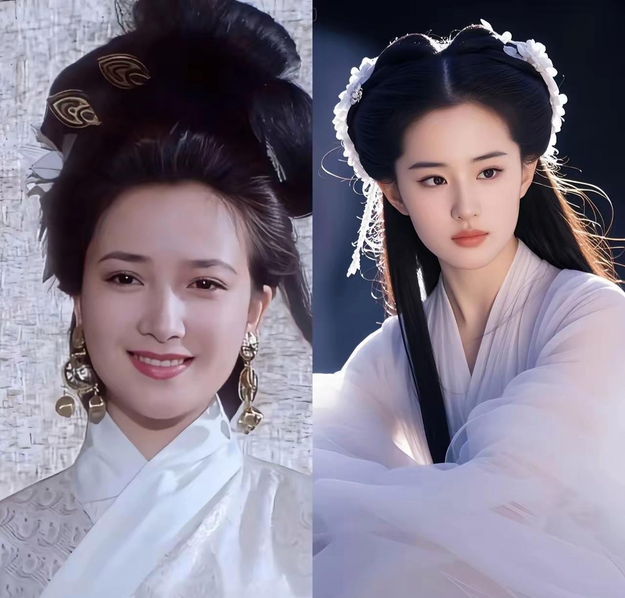 有网友问:“何晴长的漂亮还是刘亦菲漂亮？”我觉得每个人的审美角度不同，何晴和刘亦