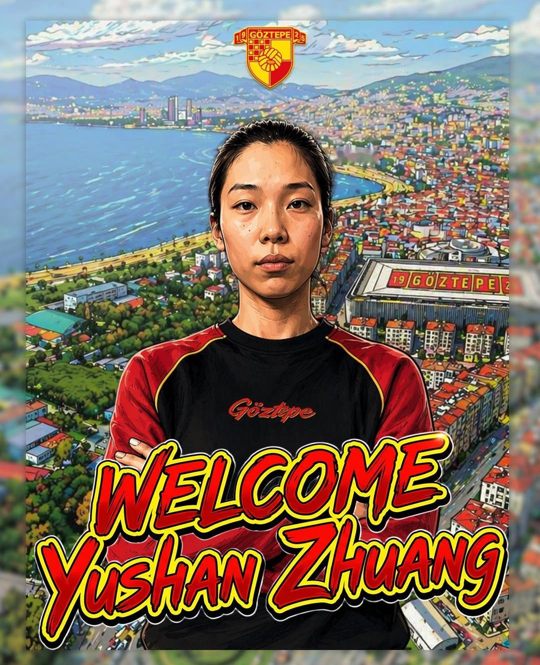 庄宇珊加盟土耳其格兹泰佩女排庄宇珊土耳其格兹泰佩女排俱乐部正式官宣，中国球员庄