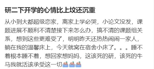 研二下开学的心情比上坟还沉重