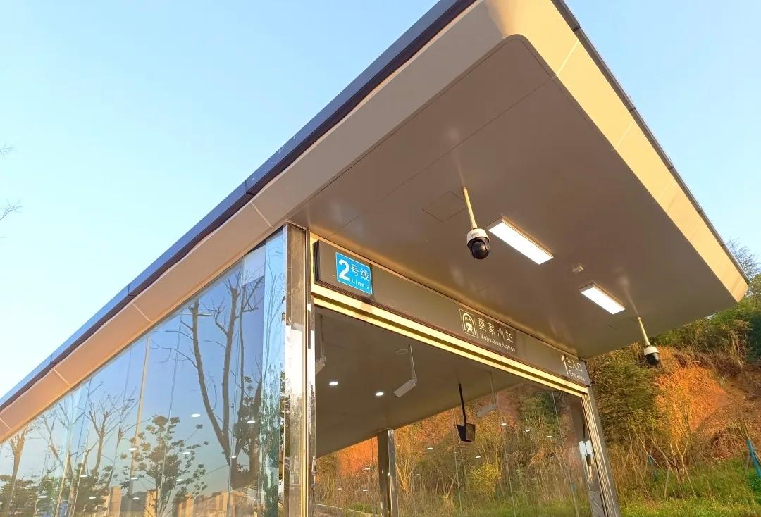 长沙地铁2号线西延二期建设迎里程碑首座车站莫家洲站建成亮相2026年4月