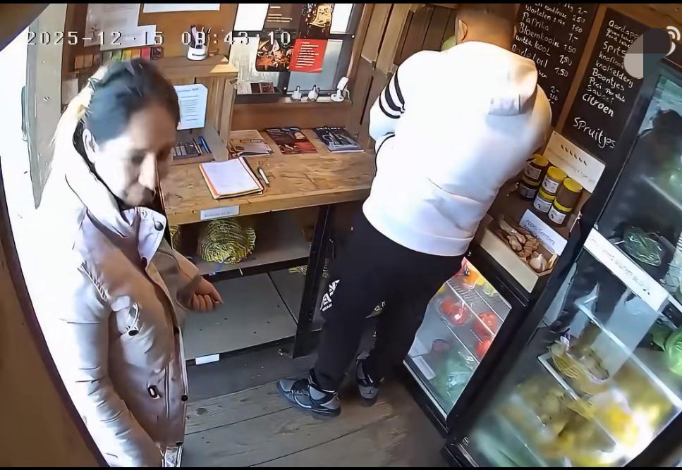 三哥夫妇在日本无人商店零元购，不断地把店里的鸡蛋，土豆蔬菜等食物搬出去，甚至连冰