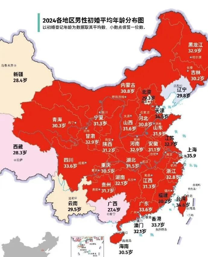 没想到现在大家结婚都这么晚了啊！一点都不用担心早婚早育的问题了。其实我觉得这个