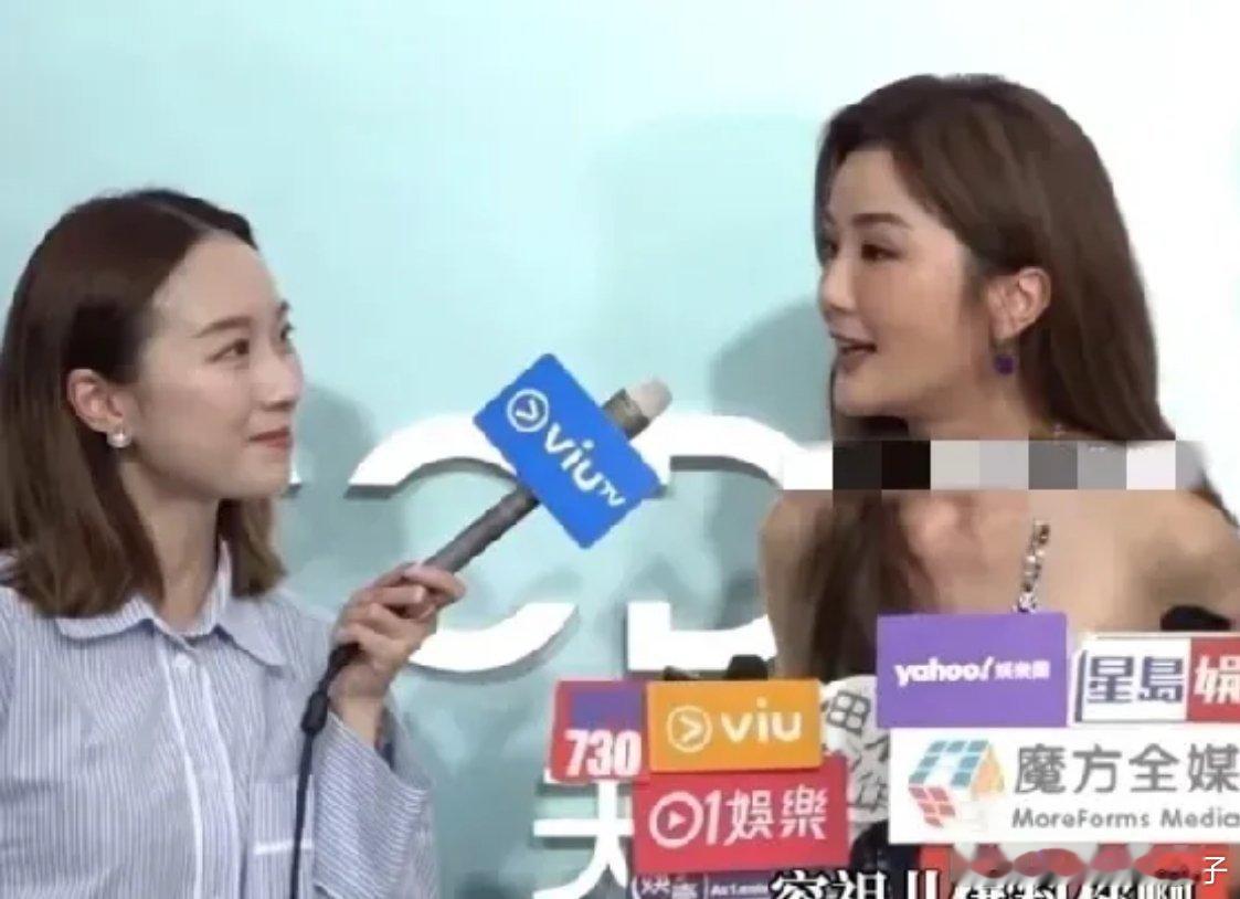 记者向阿Sa抛出问题：“容祖儿爆料你和石恒聪复合了，瞧你容光焕发的，是不是被爱情