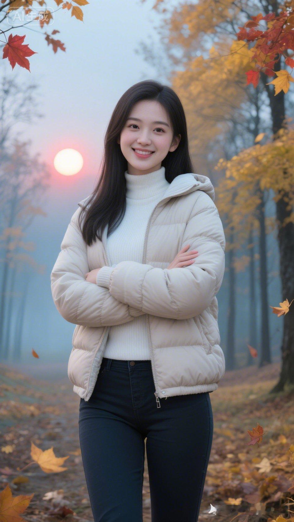 秋意渐浓，红叶满山。