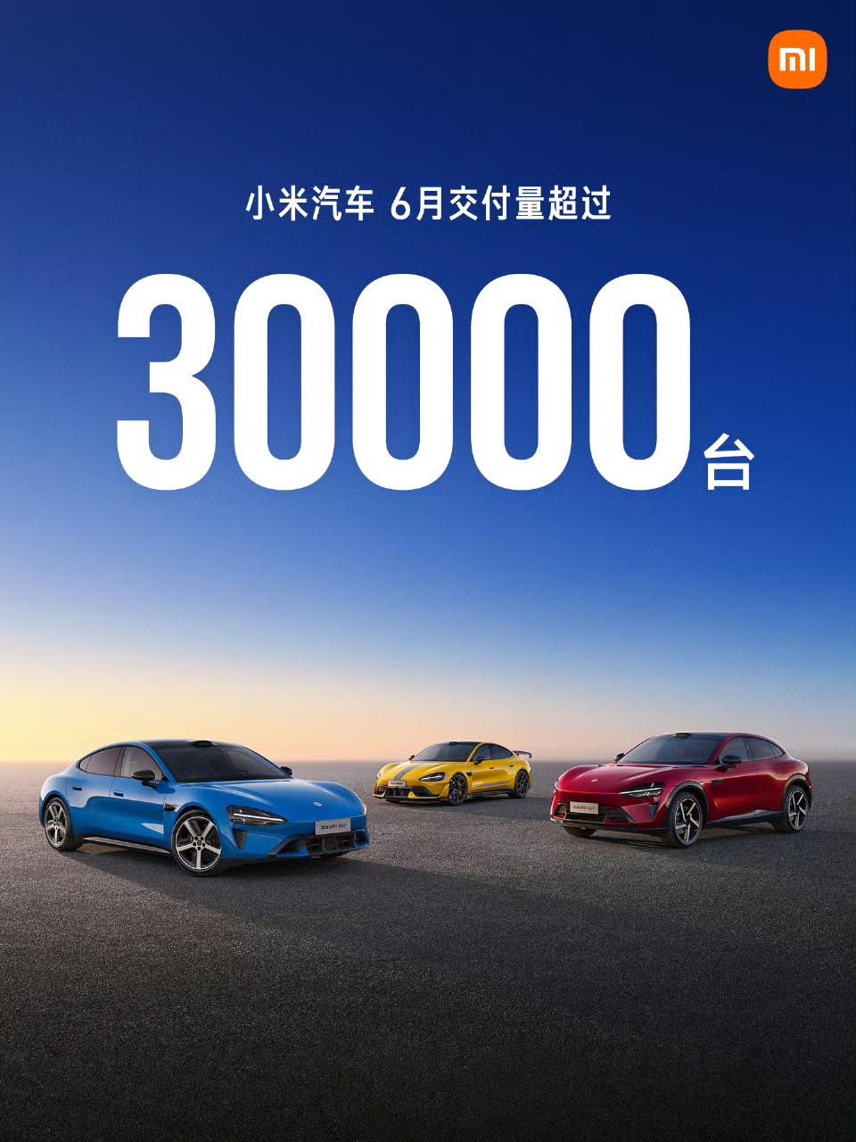 6月刚过，小米汽车又交卷了——交付量持续超3万台。说实话，这消息已经没什么“惊喜