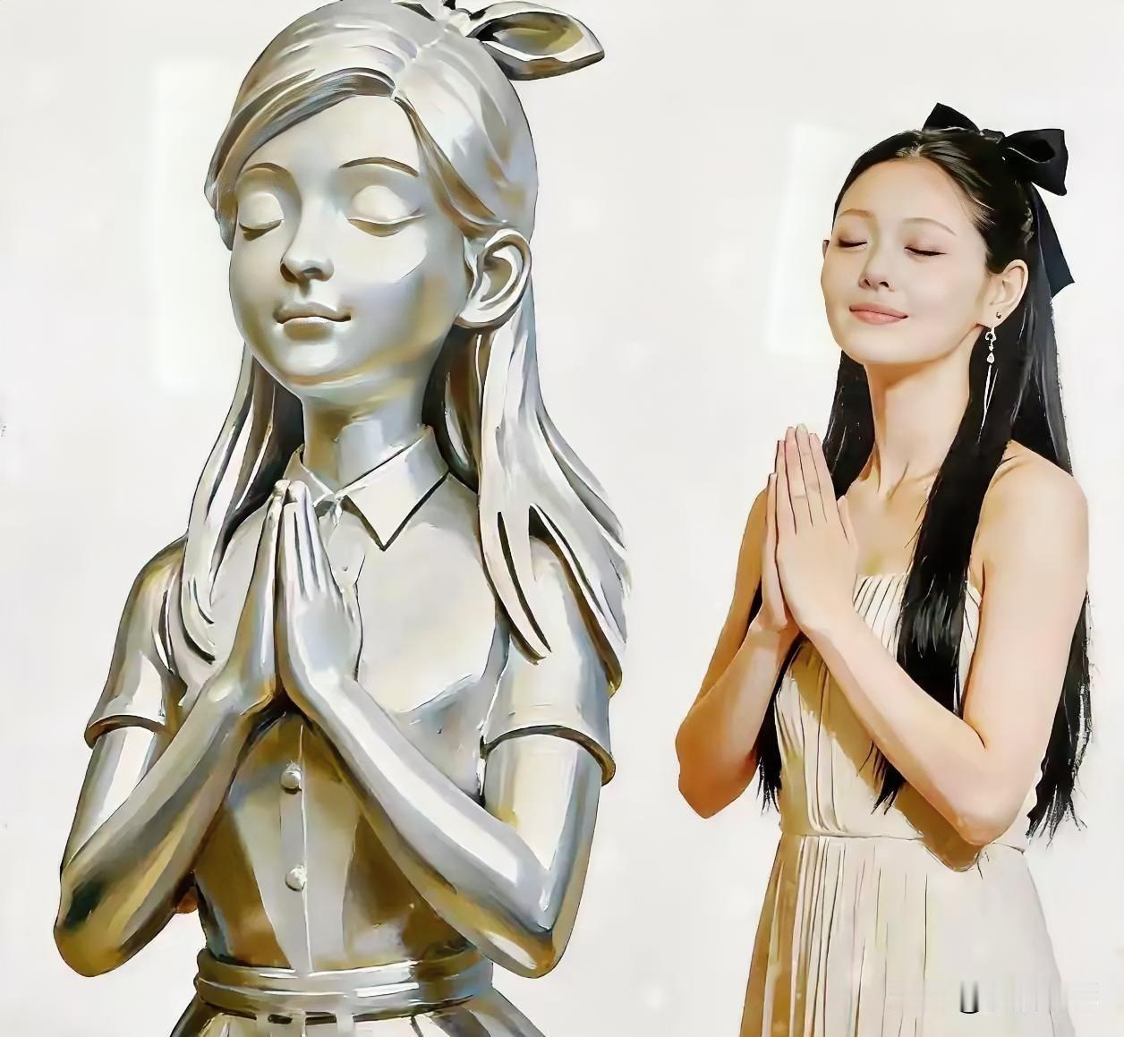 好多网友一开始跟着大家调侃具俊晔，觉得送一件雕塑礼物太过朴素，甚至有点寒酸，配不