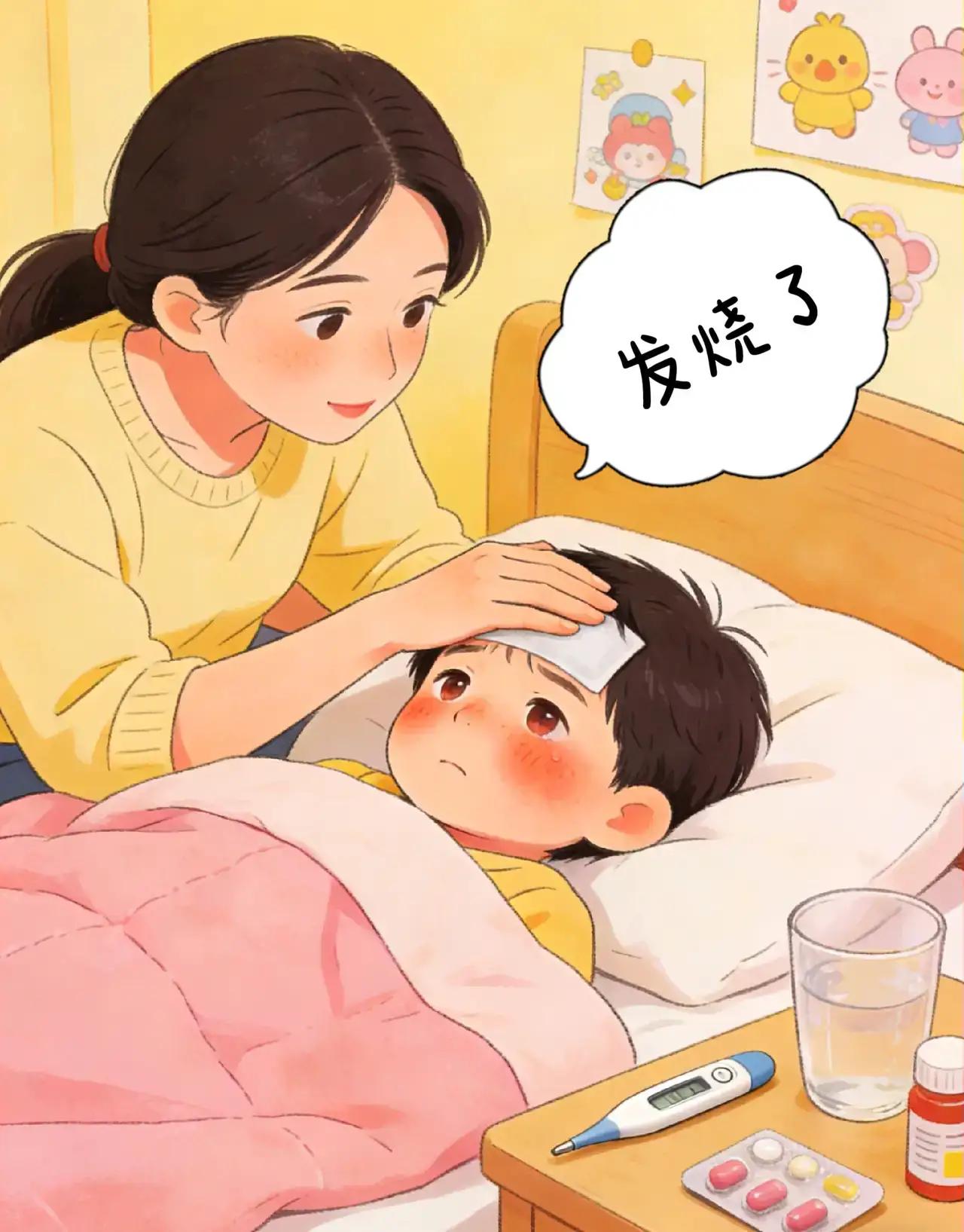 孩子发烧，别让你的“爱”成了肠胃的“负担”！诸位朋友，今儿咱们说说一桩发生在