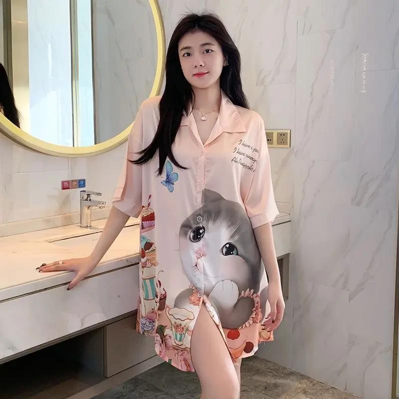 我终于找到适合夏天居家穿的睡裙啦我平时就喜欢宅在家里，夏天到了，一直想找一款舒