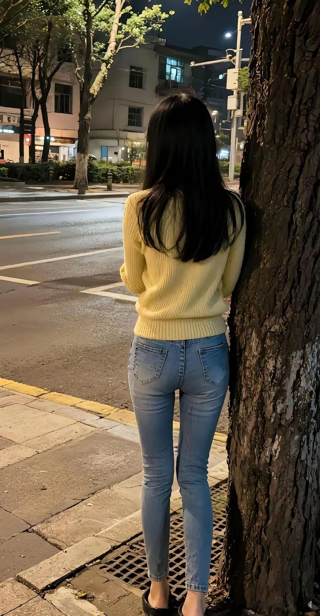 树影婆娑夜，独倚思悠长。