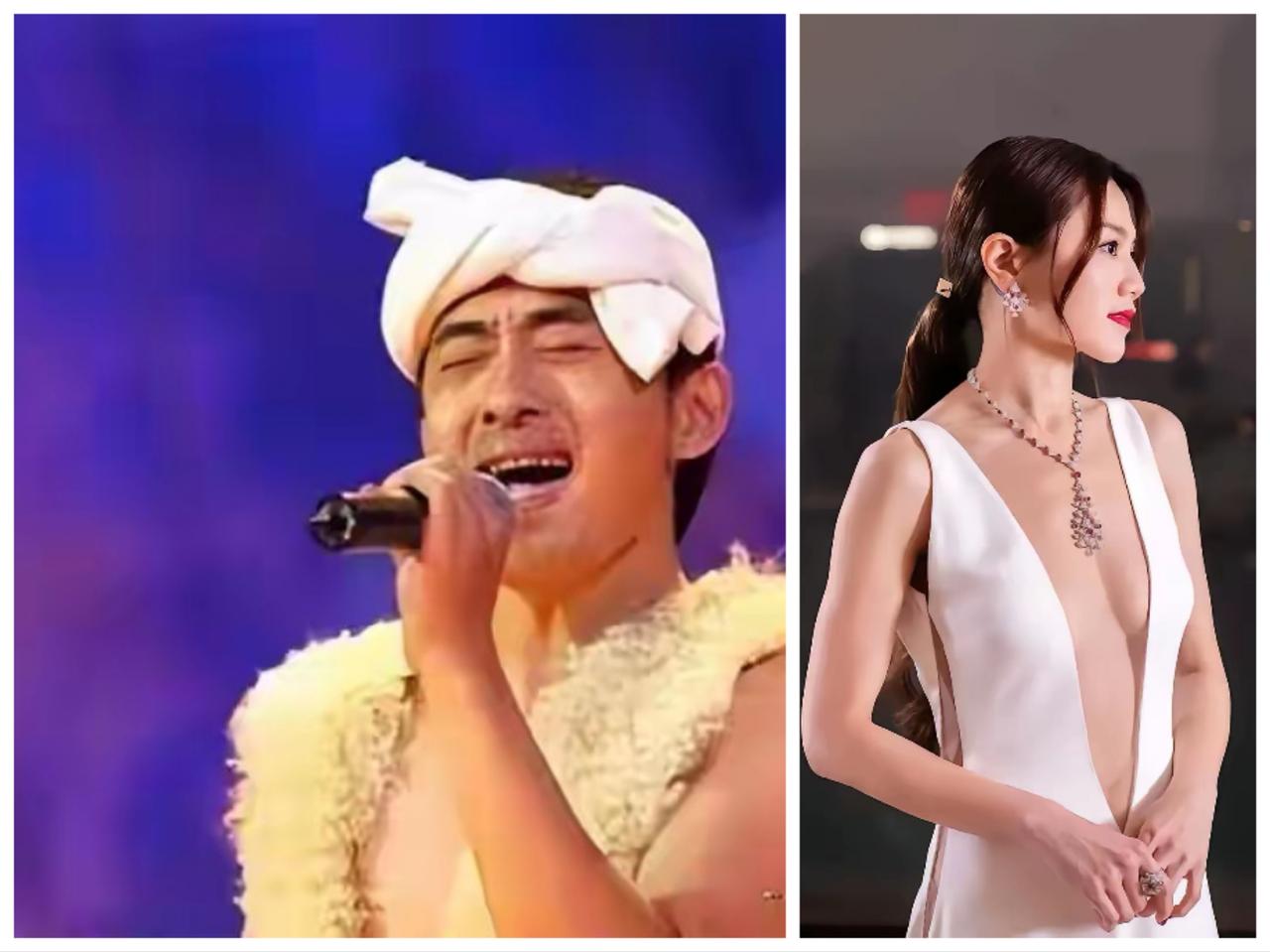 周秀娜的穿衣风格，和阿宝相似。周秀娜