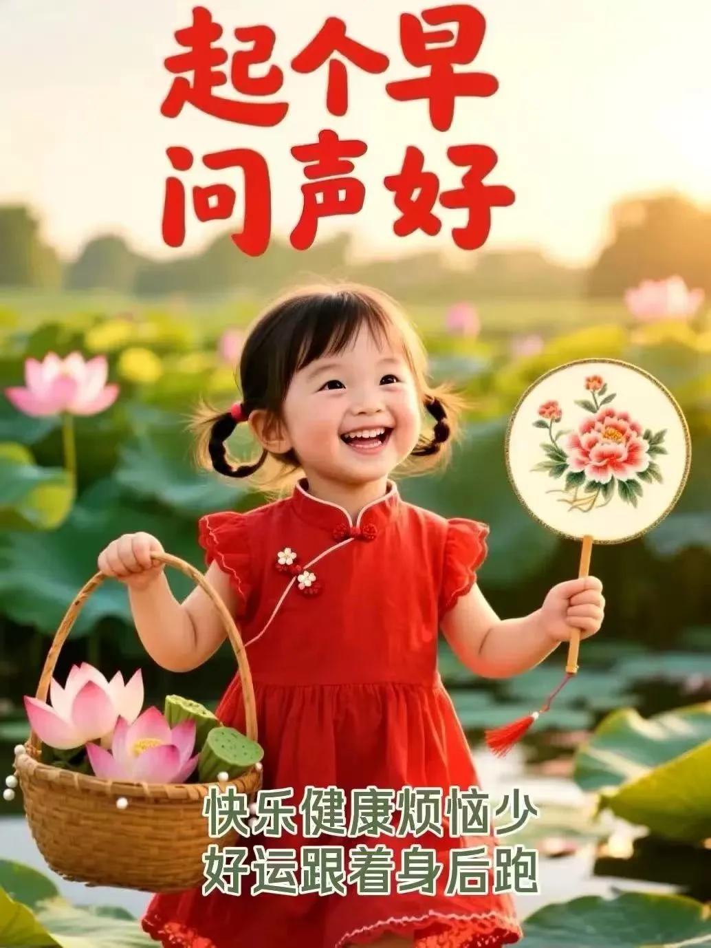 末伏已盡夏已去，秋風吹來涼風起，寧心靜氣遠秋燥，化伏為安福來到。早安吉祥