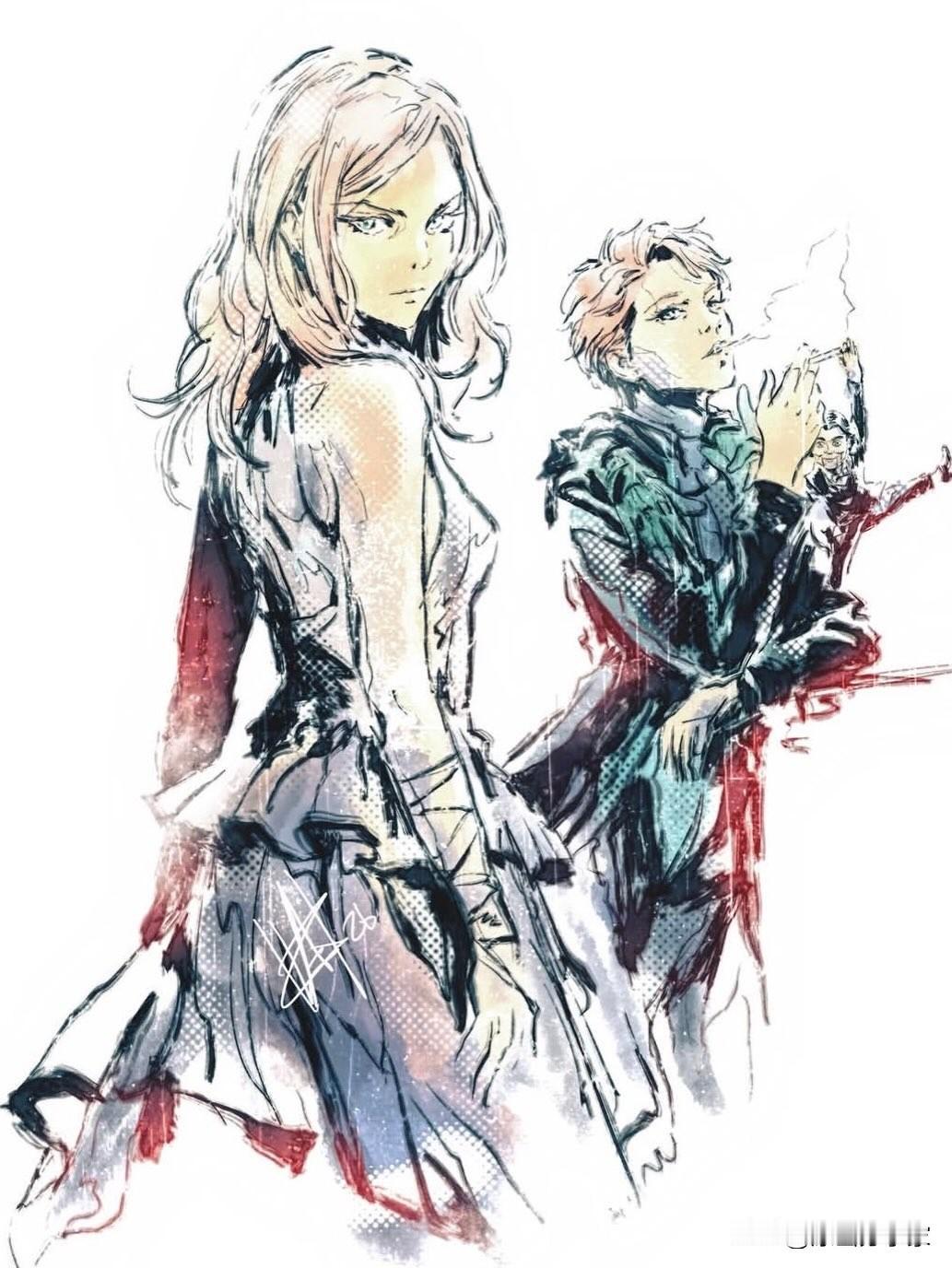 死亡搁浅插画作品一组画师alzandah动漫二次元原画分享家插画卡通