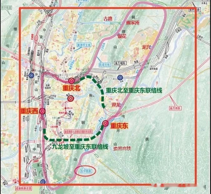 重庆都市圈这波铁路规划，真的在下一盘大棋。川渝联合印发的《重庆都市圈建设“十五五