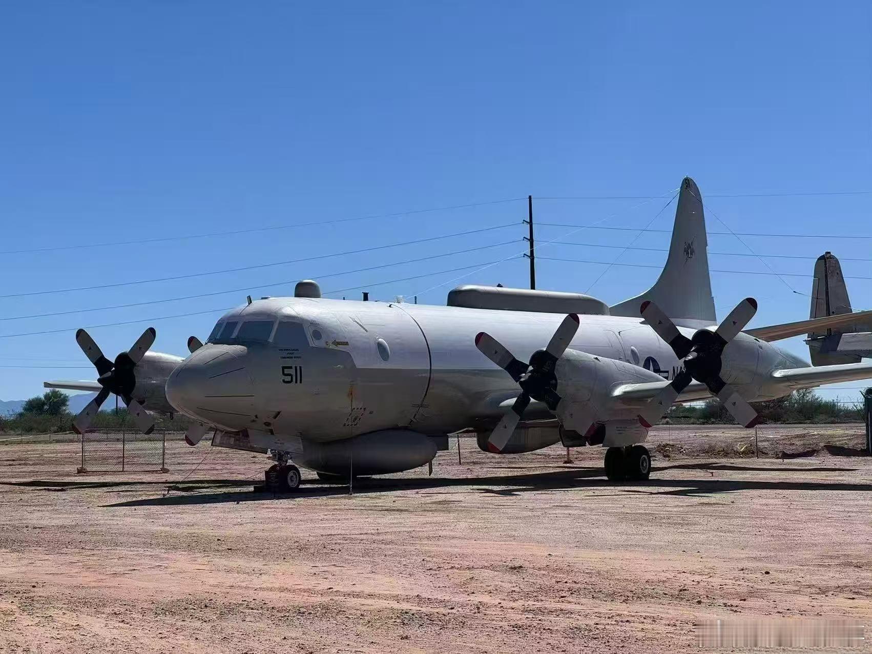 南海撞机的当事EP-3E，该机从2024年开始在亚利桑那州的Pima Air &
