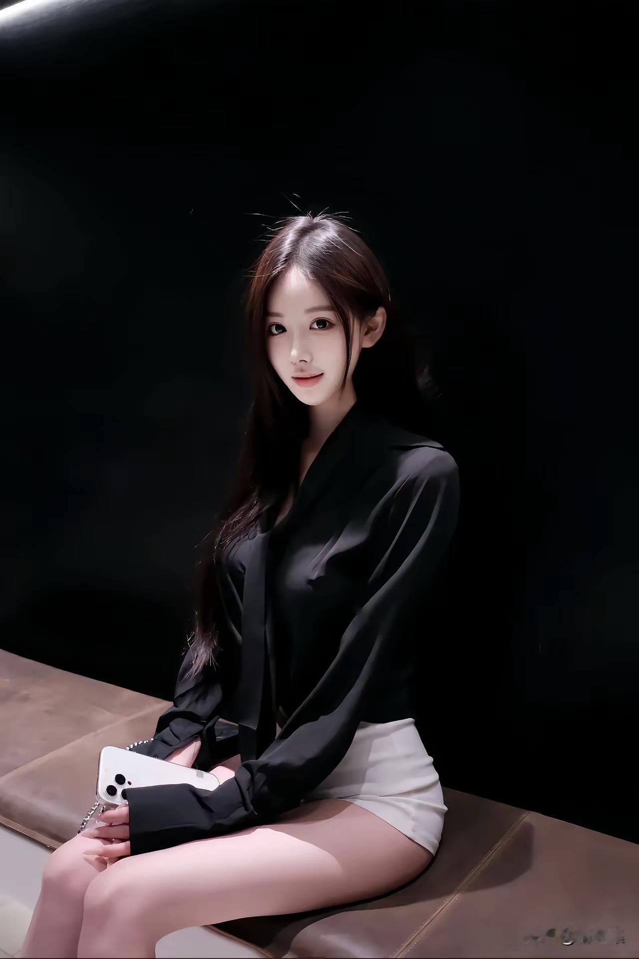 优雅黑丝绒衬衫搭配白色短裤，时尚又迷人！你能用一句简单话概括什么是幸福吗有多少