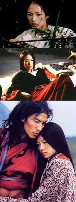 2000年，章子怡和张震要拍《卧虎藏龙》中的一段吻戏，李安问他们打算怎么演绎。张