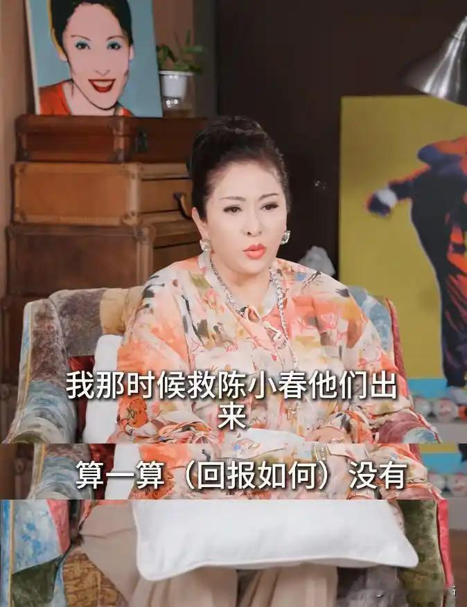 向太说：“当年，陈小春他们几个古惑仔，打电话跟我求救，我救他们出来，从来没想过要