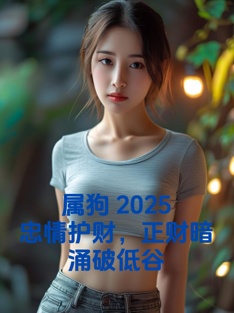 属狗2025：忠情护财，正财暗涌破低谷