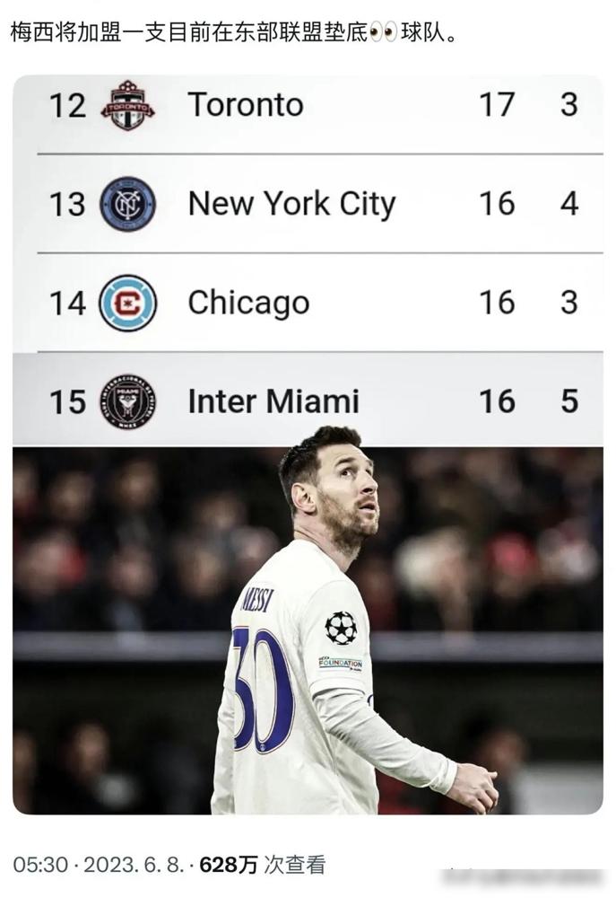 回头看23年梅西加盟迈阿密的报道，无限唏嘘（首先声明，我并非梅西和C罗的球迷。