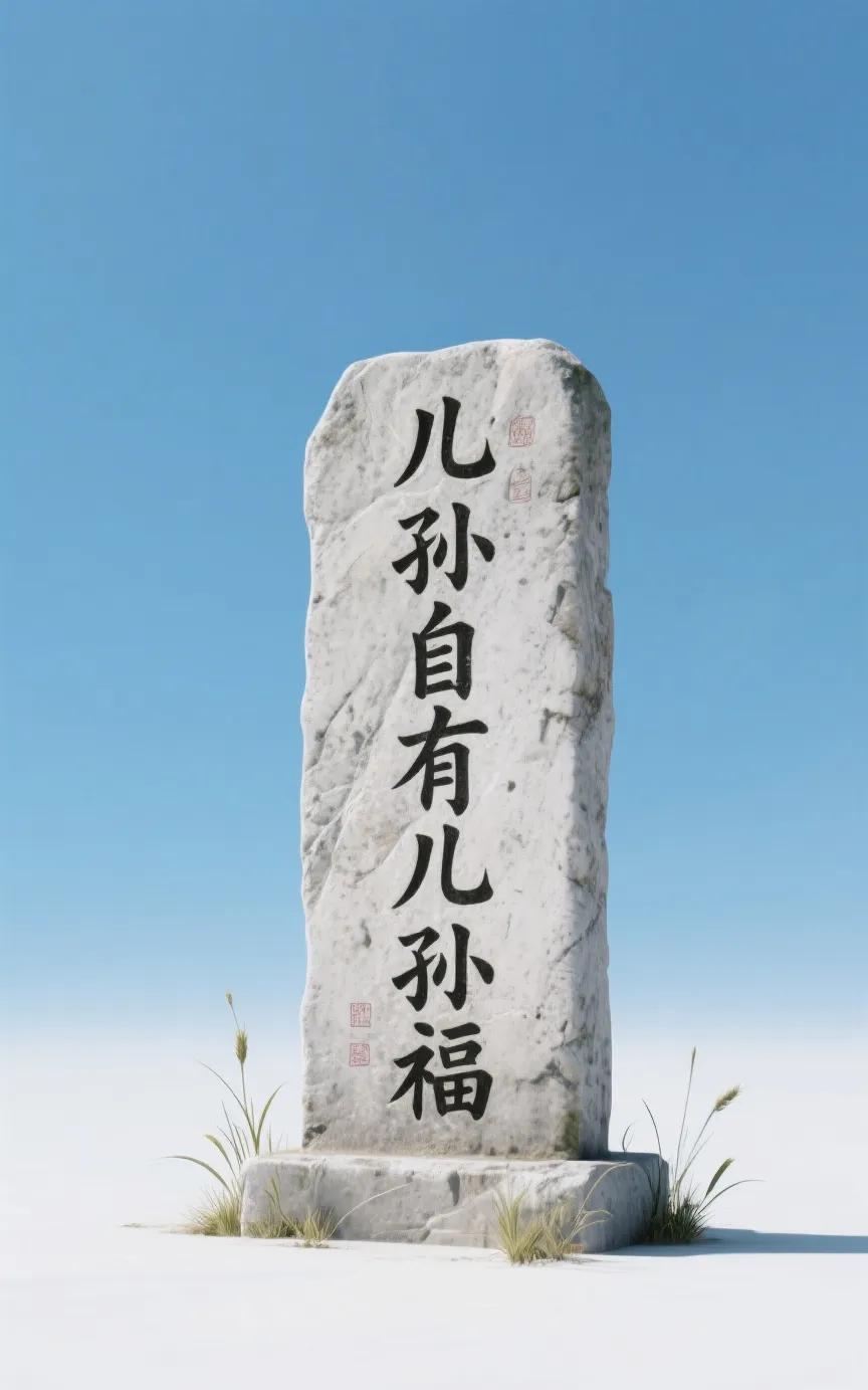 说儿孙自有儿孙福的父母大抵都是穷人吧。只有穷人才会无奈的说出这句话，因为他们没有